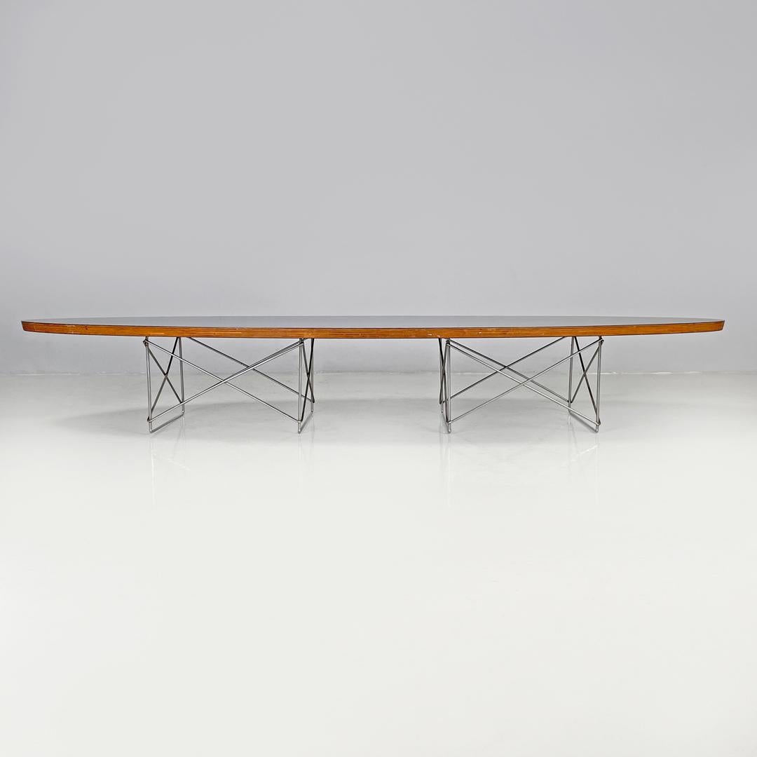 Table basse américaine moderne du milieu du siècle ETR par Eames pour Herman Miller, années 1960 État moyen - En vente à MIlano, IT