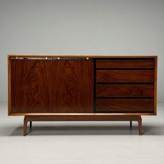 American Mid-Century Modern, Dresser, Rosewood, Walnut, United States, 1950s