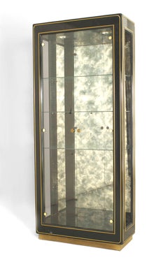American Mid-Century Modern Ebonized Vitrine
