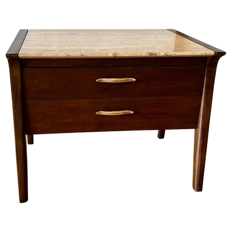 American MidCentury Modern End Table Designed by John Van Koert for