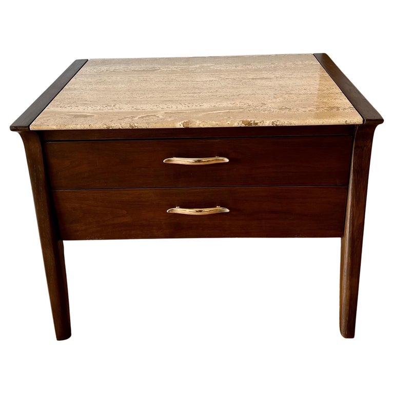 American MidCentury Modern End Table Designed by John Van Koert for Drexel For Sale at 1stDibs
