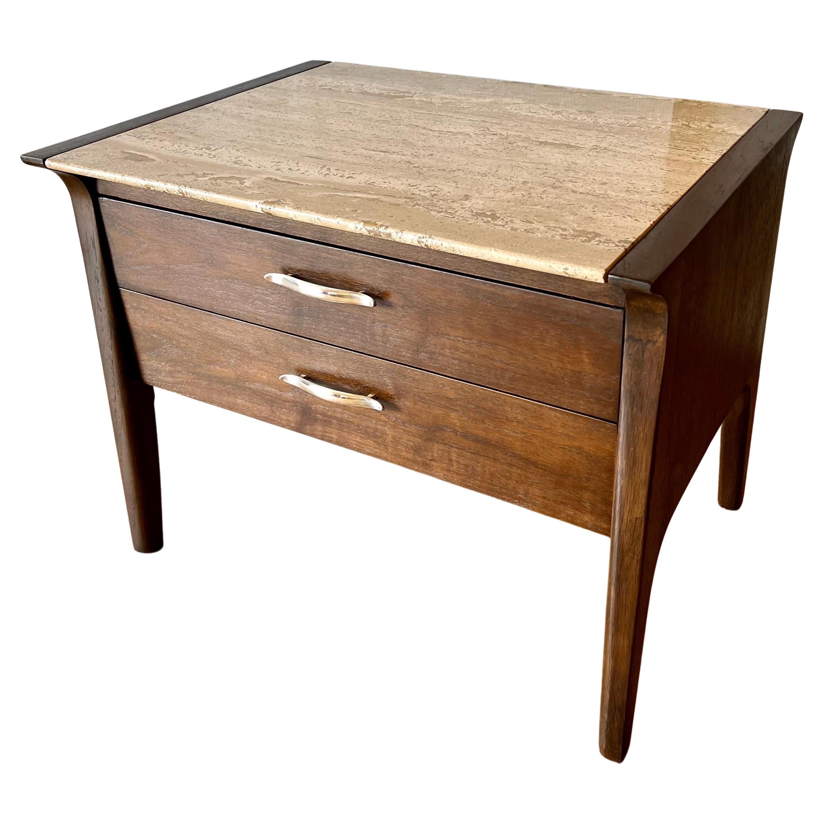 American Mid-Century Modern End Table Designed by John Van Koert for Drexel