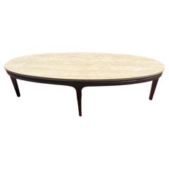 American Mid Century Modern Gorgeous Mable & Walnut Coffee Table