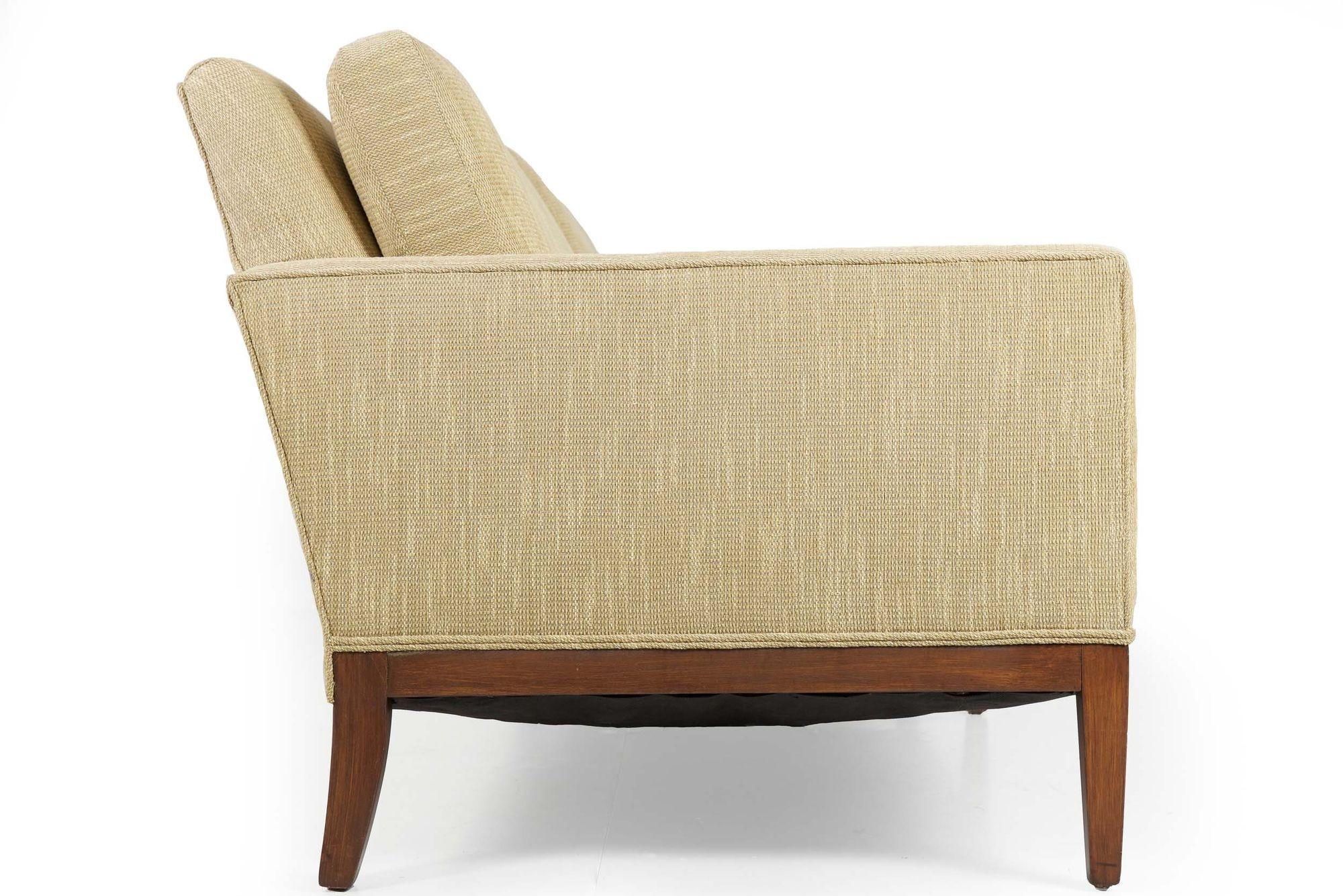 American Mid-Century Modern Lane “Tuxedo” Sofa circa 1960s For Sale 10