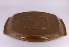 American Mid-Century Modern Large Platter by Red Wing Designed by Aldo Londi