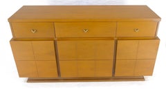 American Mid Century Modern Light Birch 9 Drawers 63” Long Dresser MINT