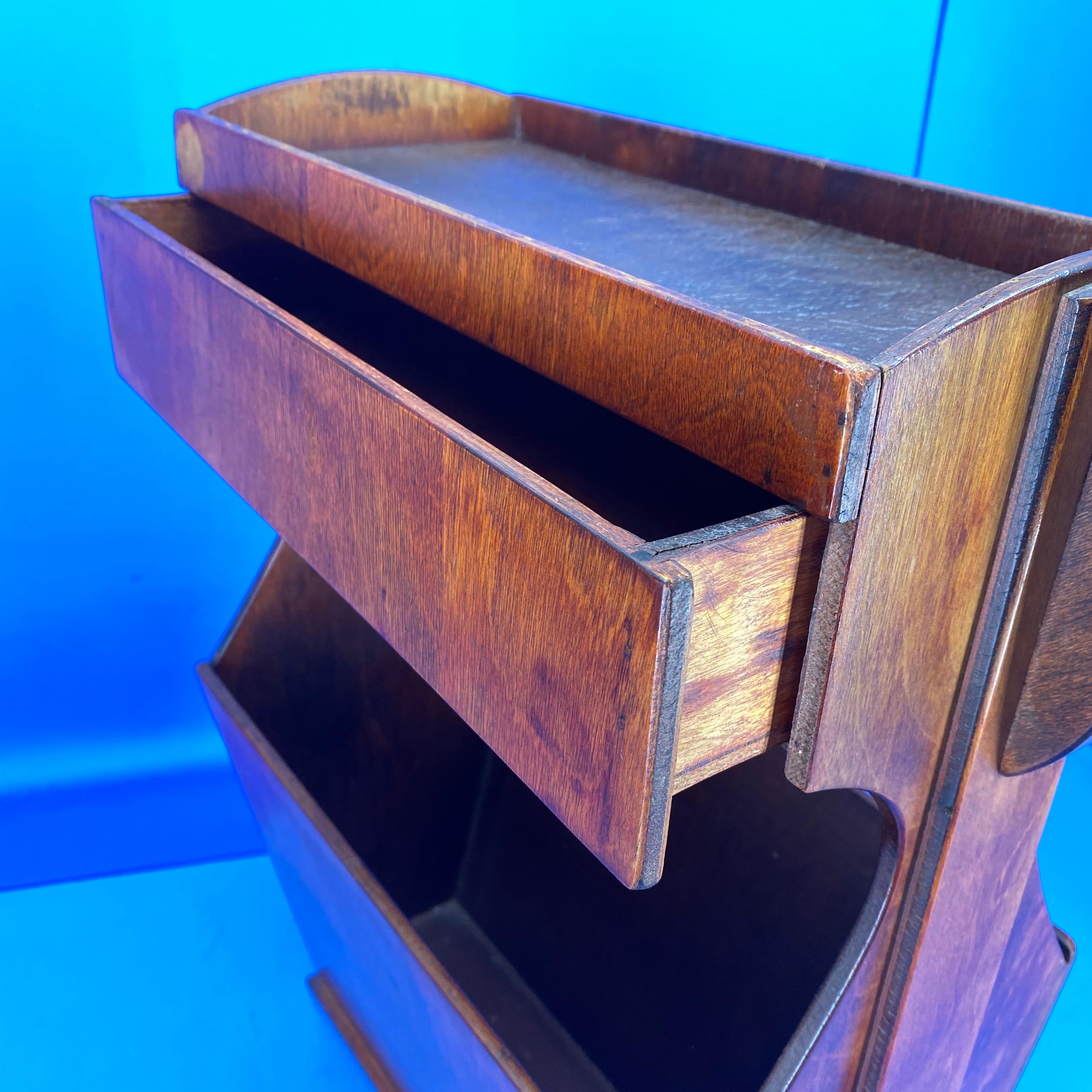 American Mid-Century Modern Magazine Rack Table 1