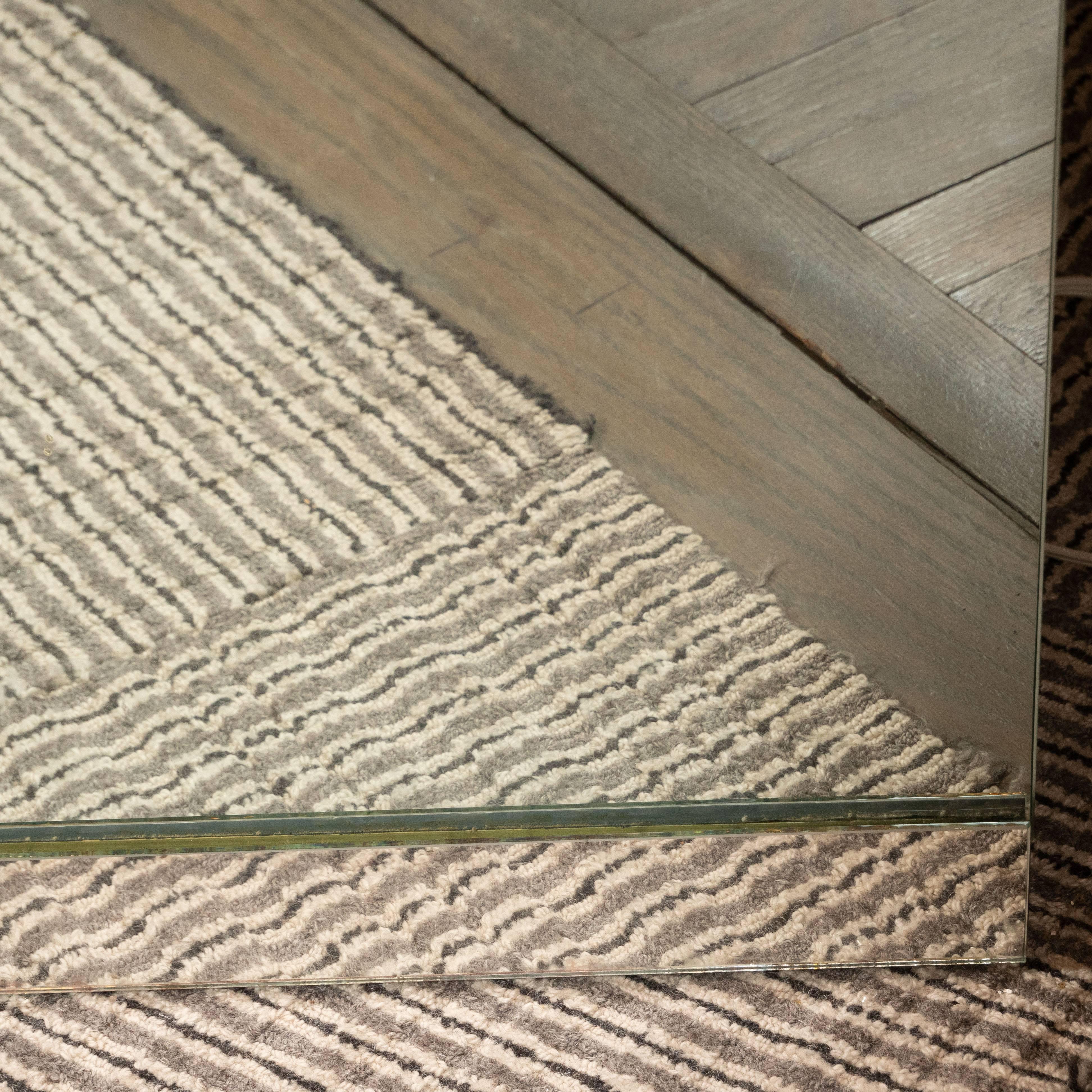 Amerikanischer Monumentalschirm aus der Jahrhundertmitte mit drei Spiegeln 1