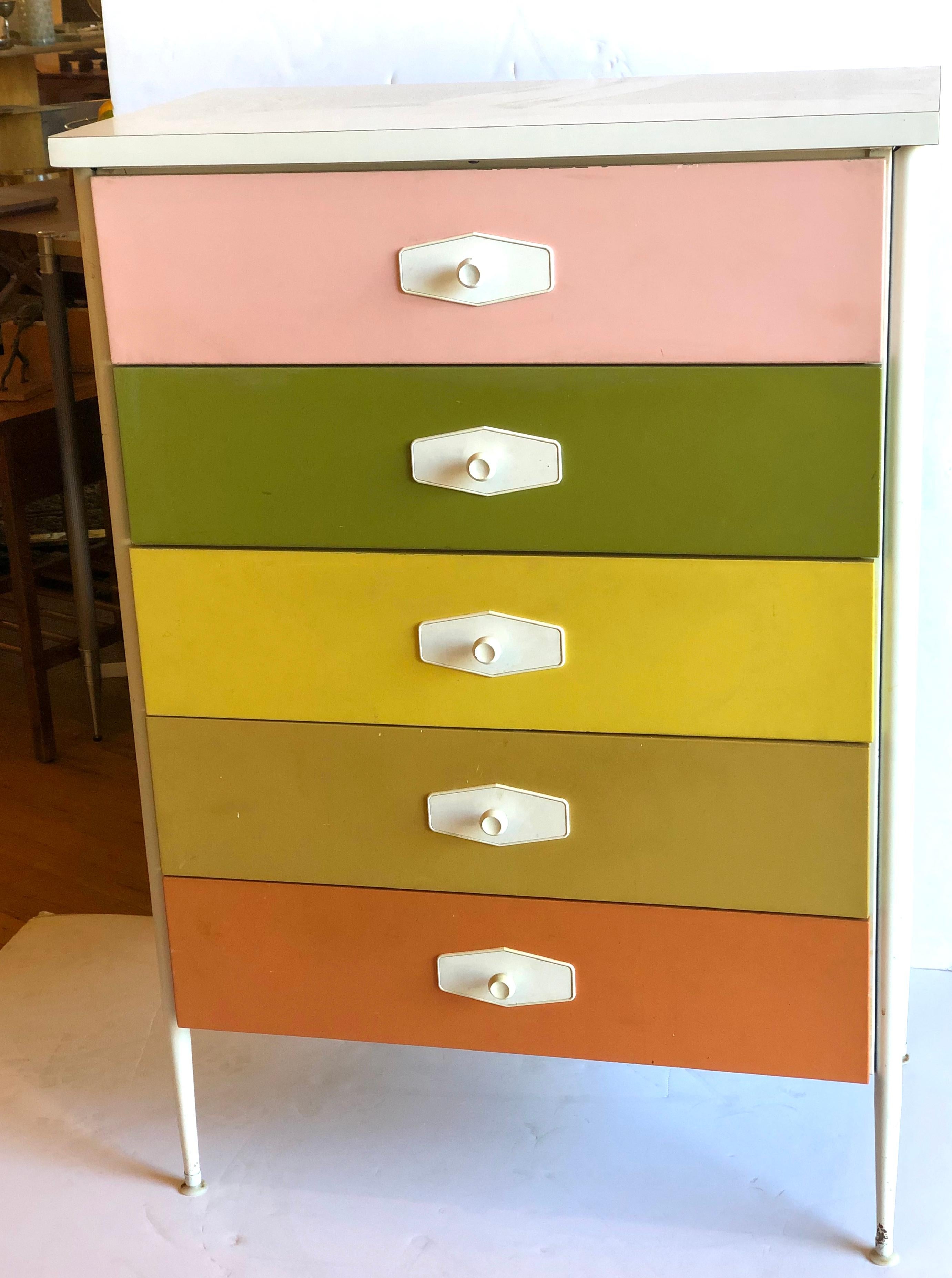 multicolor dresser