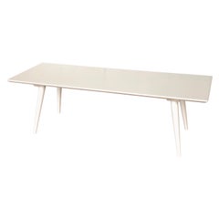 American Mid-Century Modern Paul McCobb Coffee Table Planner Group White Lacquer