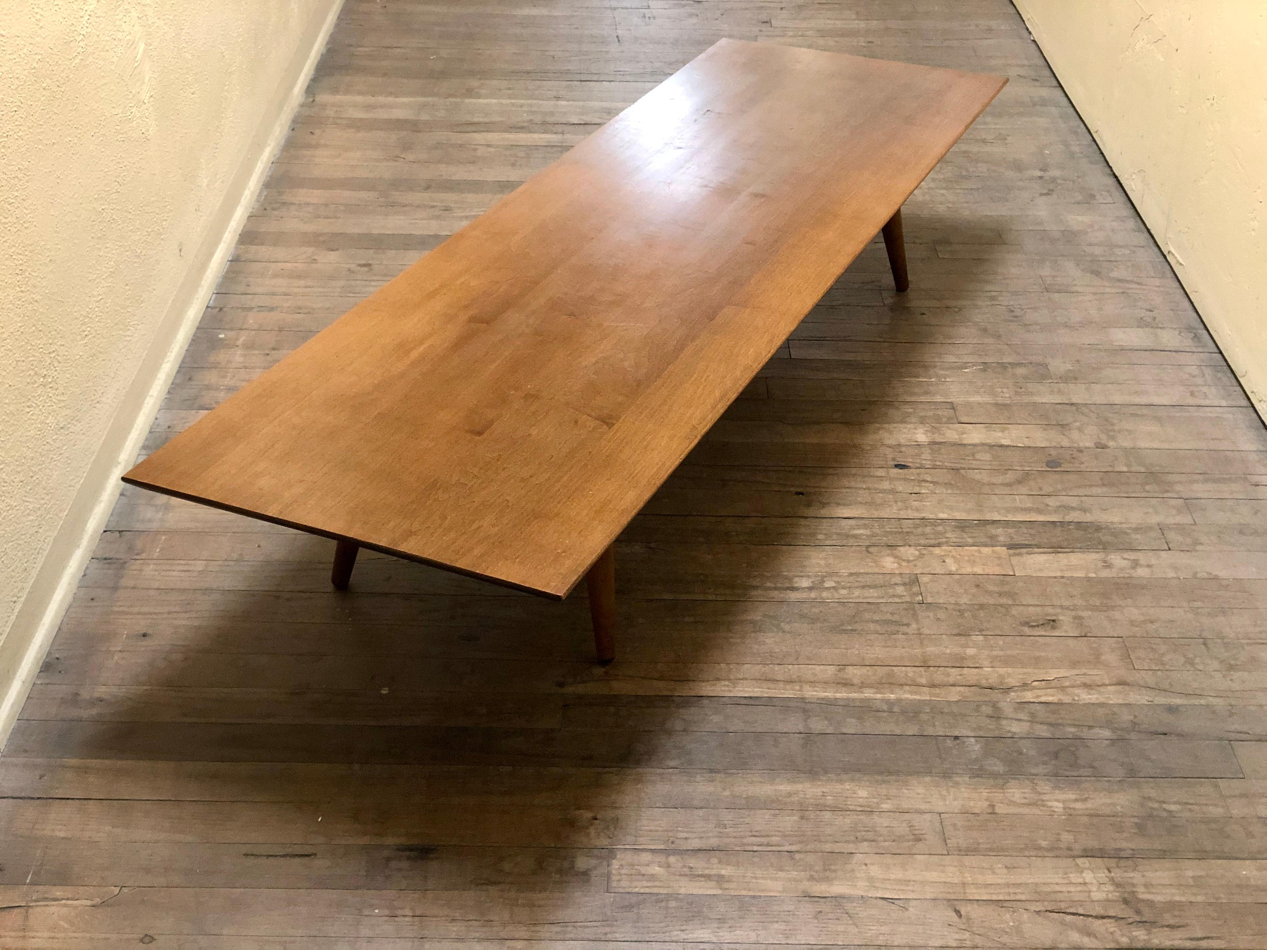 American Mid-Century Modern Paul McCobb Low Coffee Table Planner Group In Good Condition In San Diego, CA