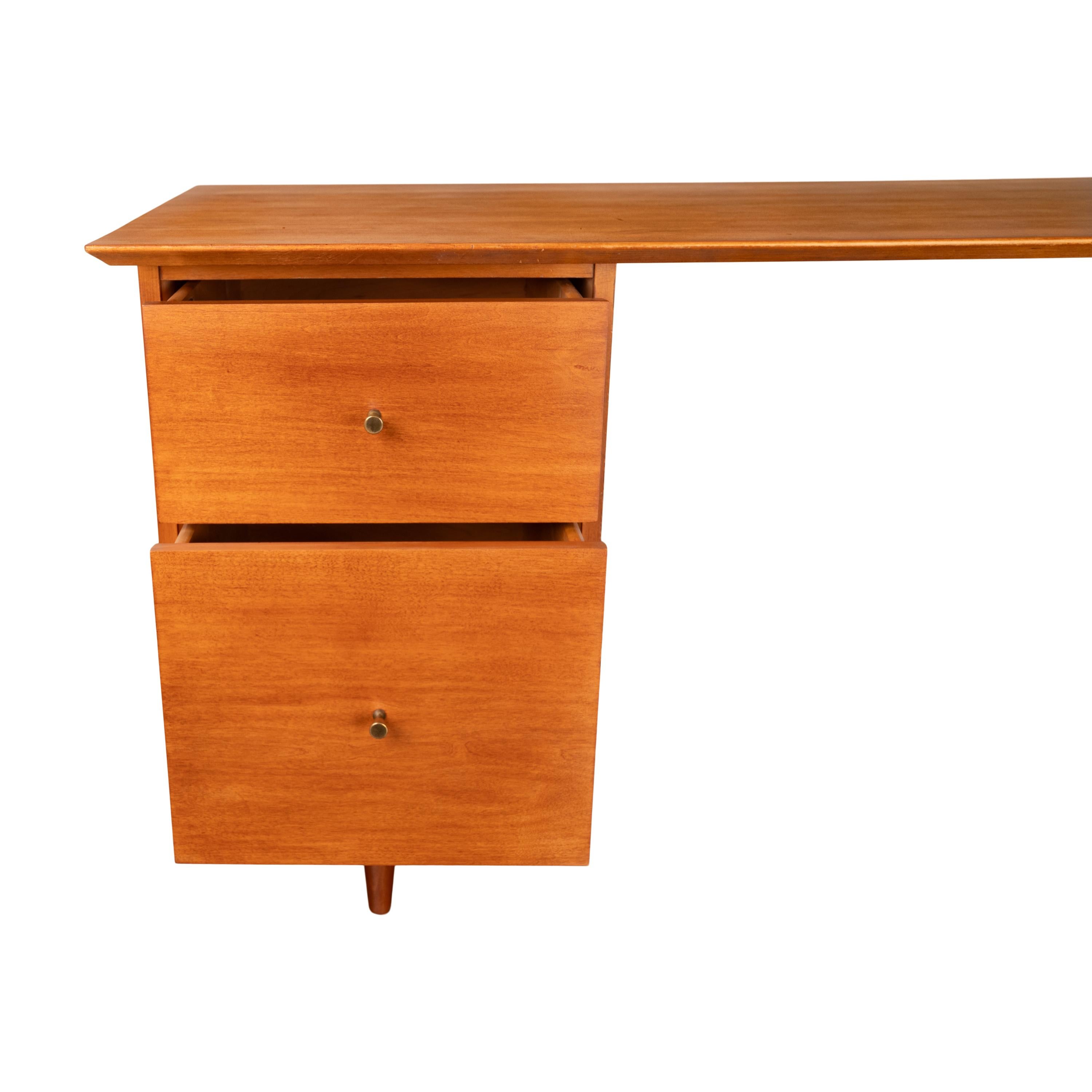 American Mid Century Modern Paul McCobb Planner Group Maple # 1560 Desk 1950's For Sale 11