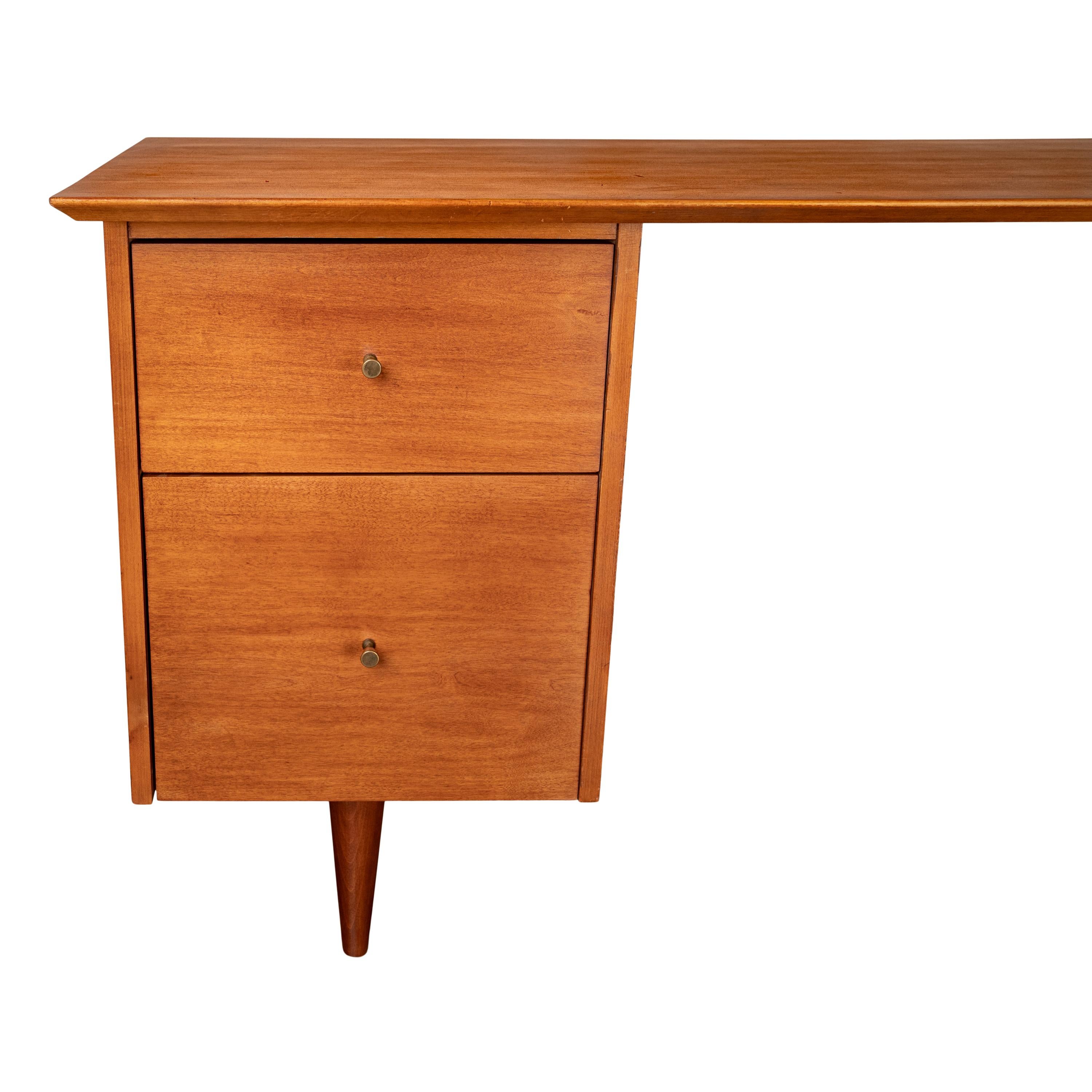 American Mid Century Modern Paul McCobb Planner Group Maple # 1560 Desk 1950's For Sale 12