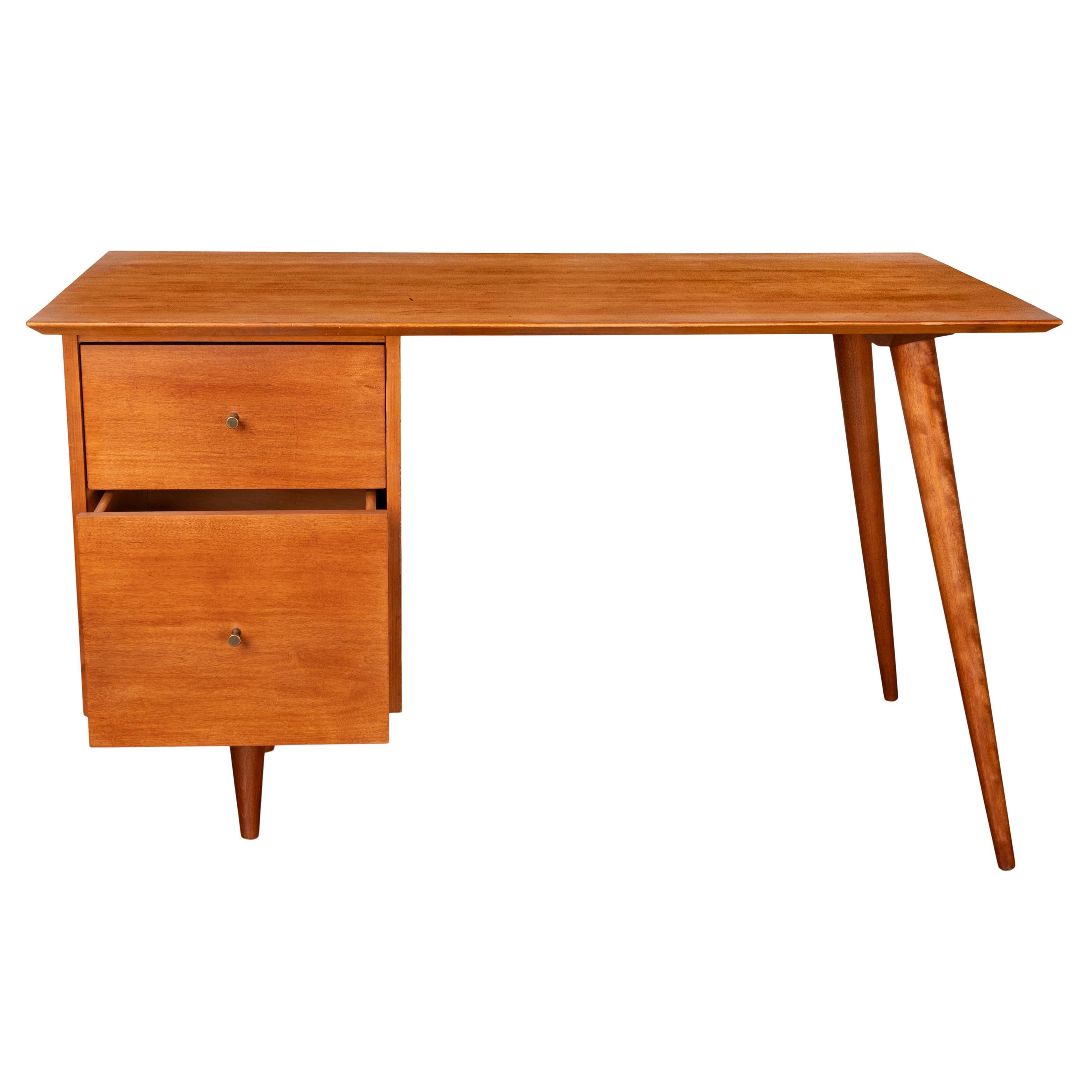 American Mid Century Modern Paul McCobb Planner Group Maple # 1560 Desk 1950's For Sale 1