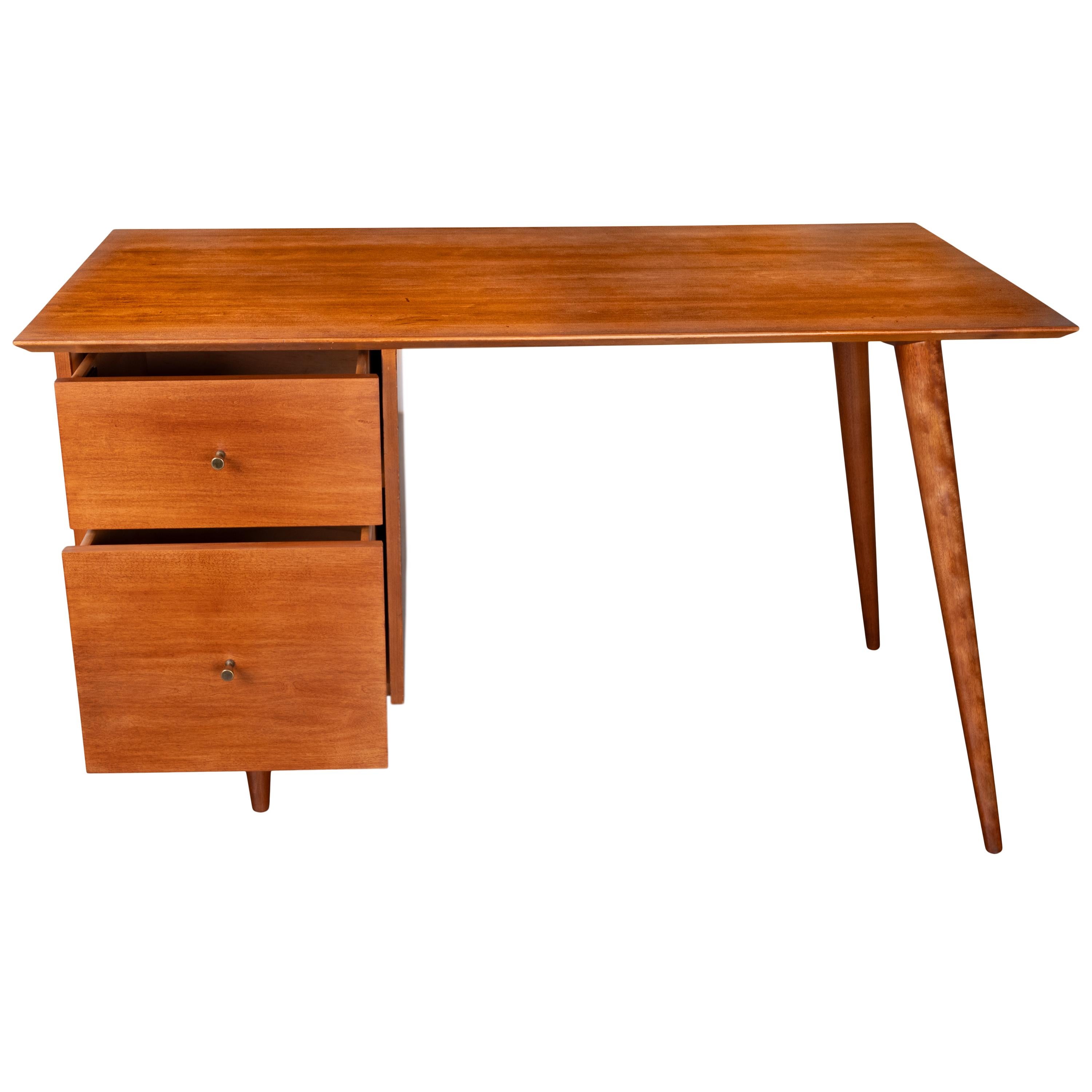 American Mid Century Modern Paul McCobb Planner Group Maple # 1560 Desk 1950's For Sale 3