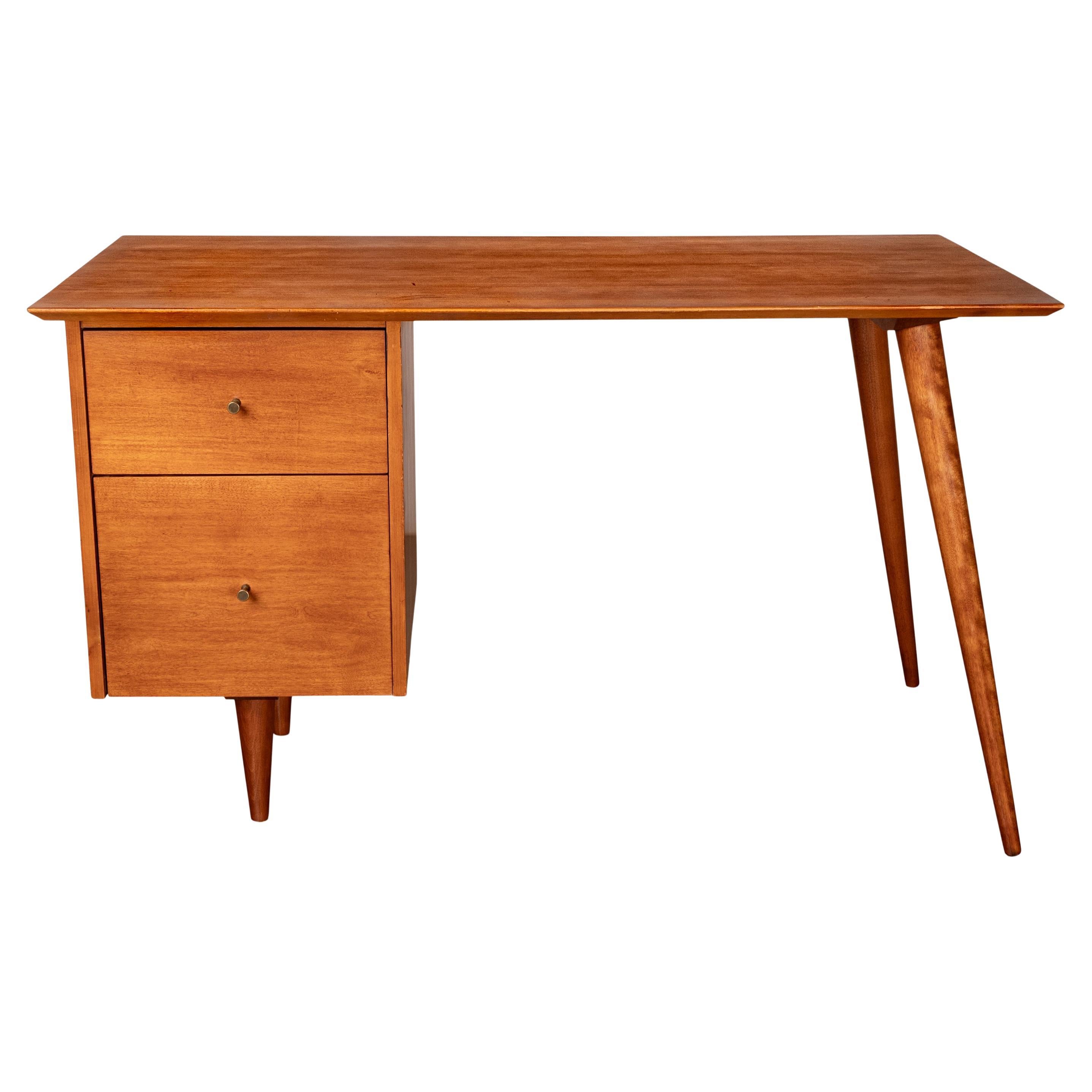 American Mid Century Modern Paul McCobb Planner Group Maple # 1560 Desk 1950's For Sale