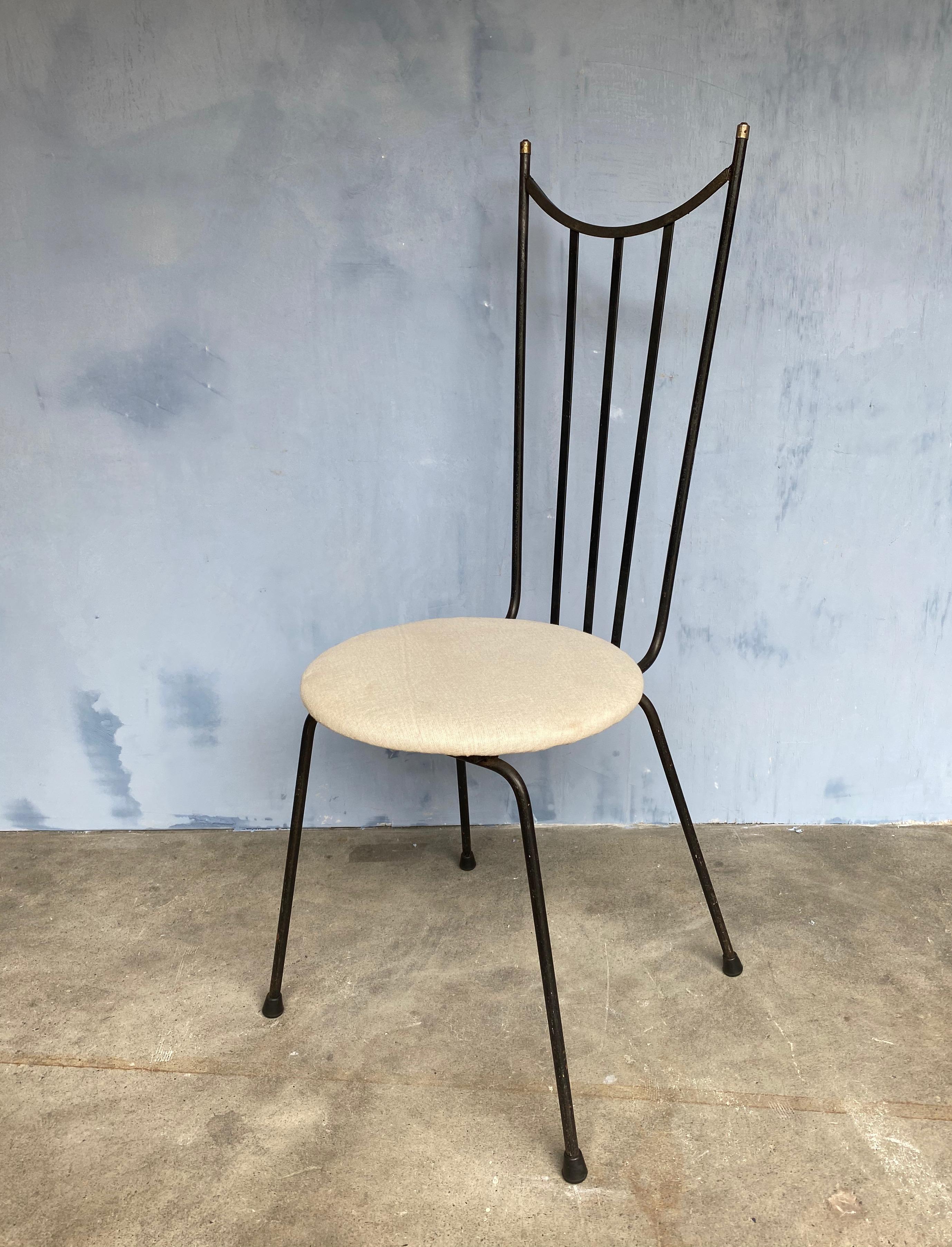 American Mid-Century Modern Side Chair In Good Condition In Buchanan, NY