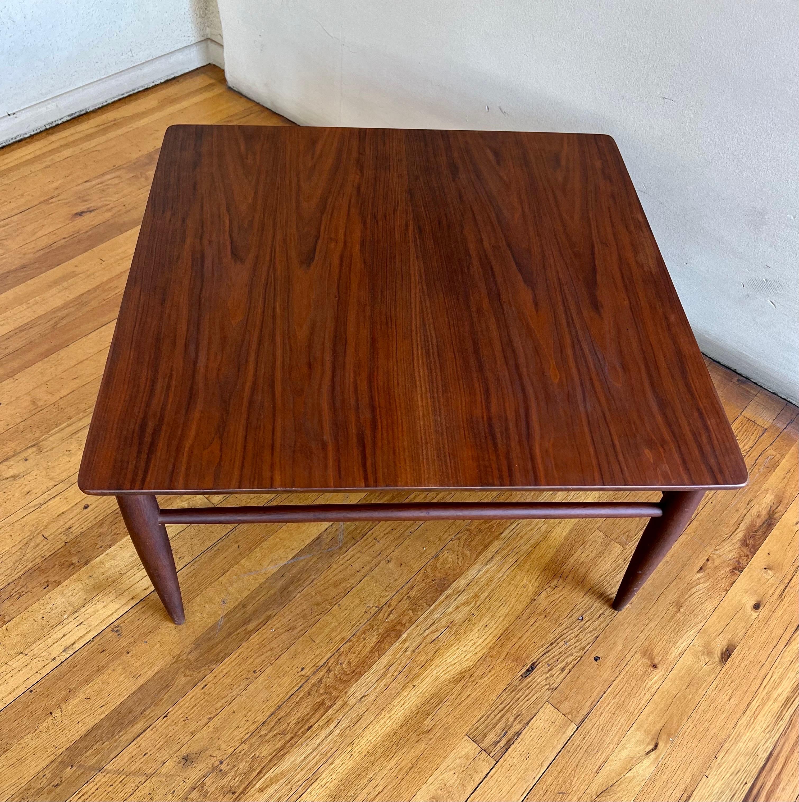 square walnut coffee table
