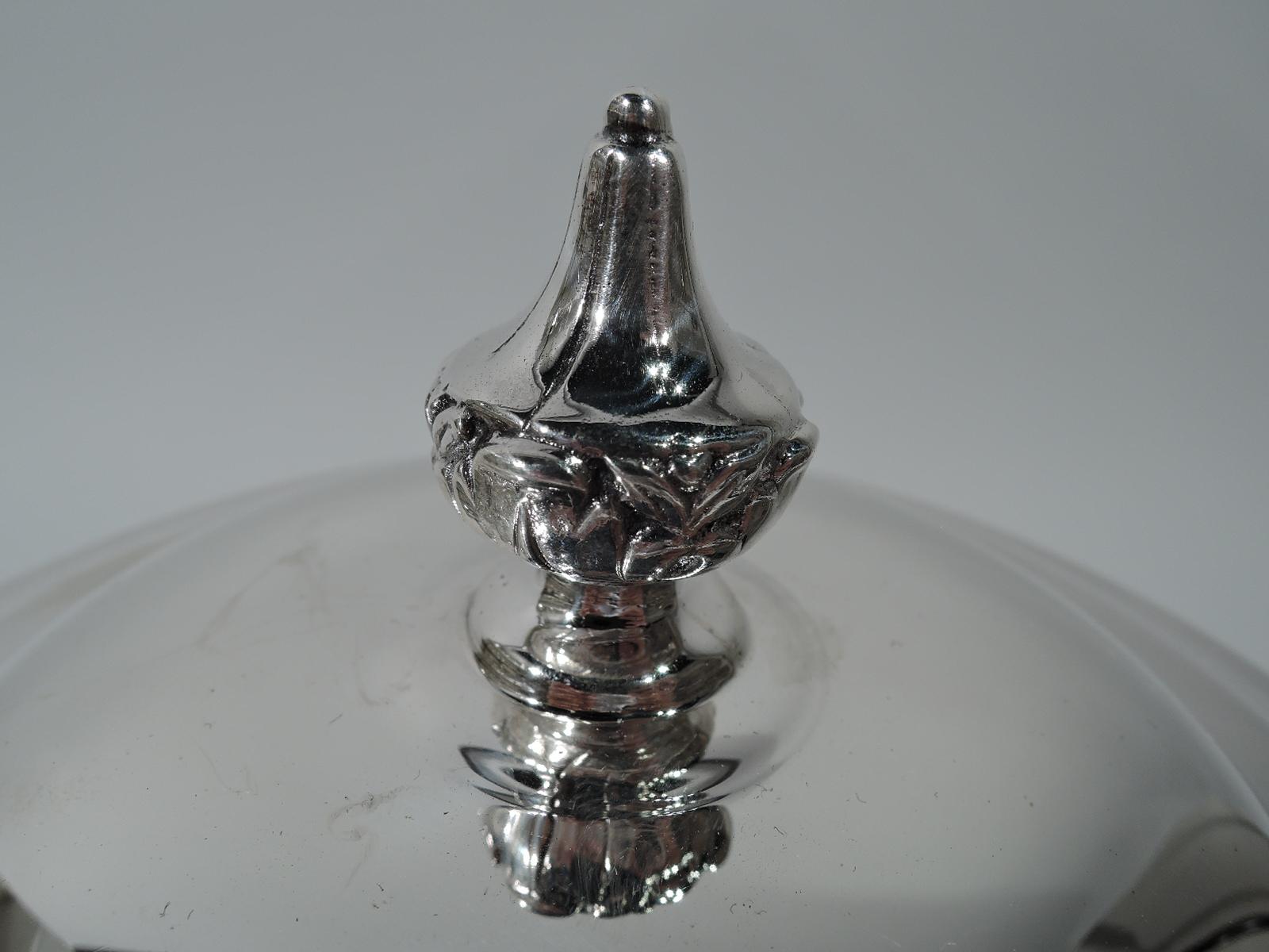 American Mid-Century Modern Sterling Silver Indian Chief Ice Bucket 1