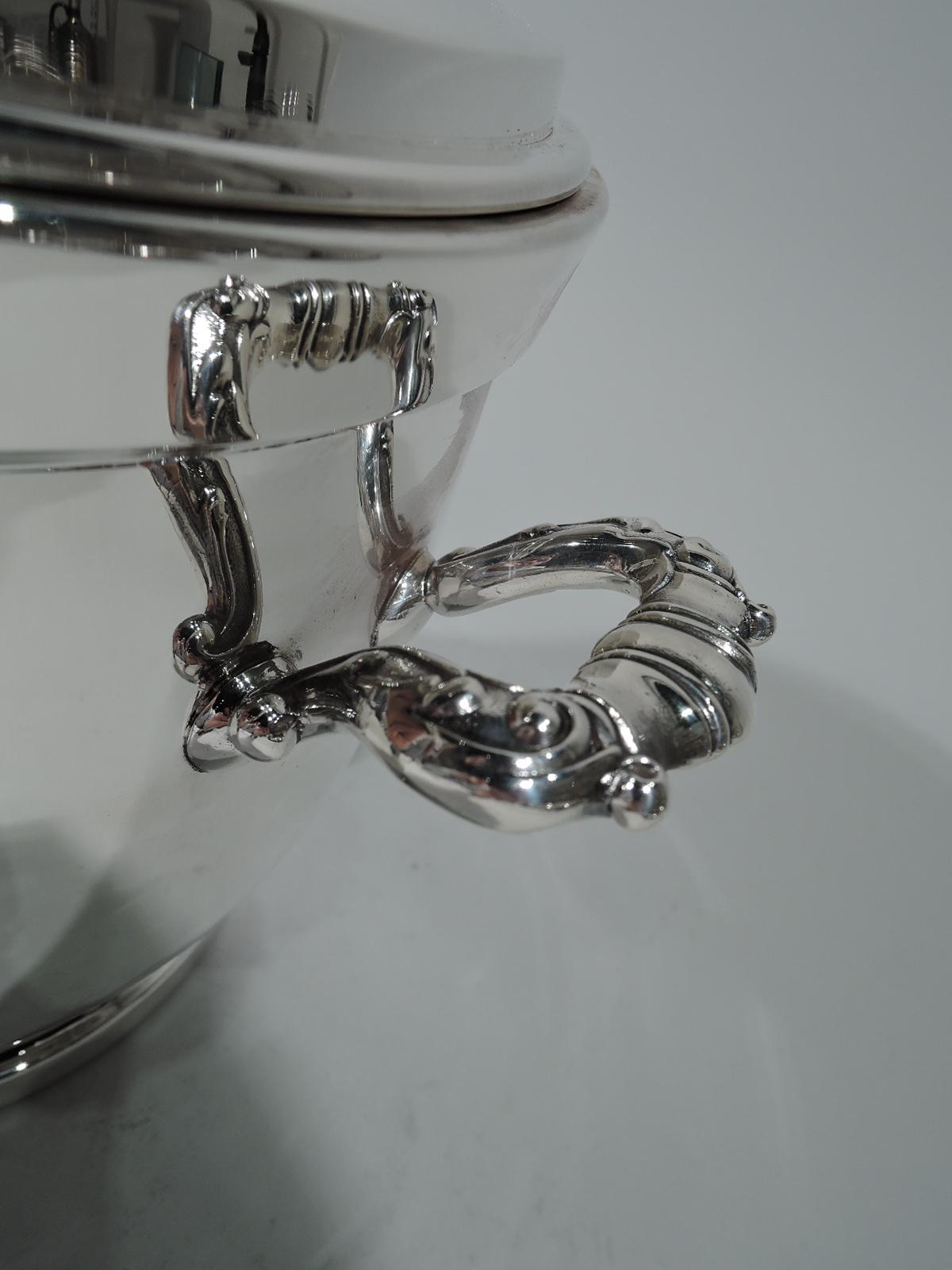 American Mid-Century Modern Sterling Silver Indian Chief Ice Bucket 2