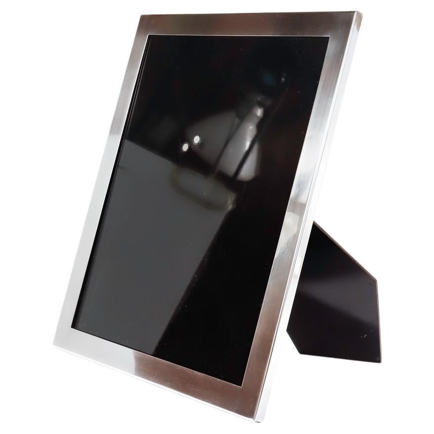 American Mid-Century Modern Sterling Silver Photo or Picture Frame by Lebkuecher For Sale