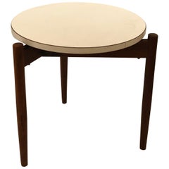 American Mid-Century Modern Tri-Legged Cocktail Table by Jens Risom
