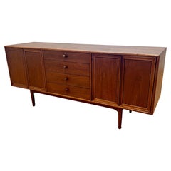 American Mid Century Modern Walnut Drexel Declaration Credenza Kipp Stuart