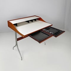 American mid-century modern wood laminate desk George Nelson Herman Miller 1960s
