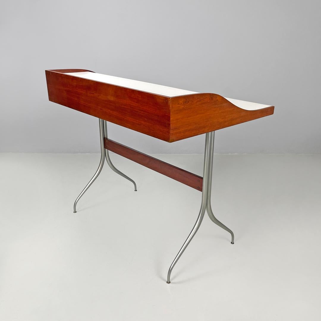 Escritorio americano de laminado de madera moderno de mediados de siglo George Nelson Herman Miller Años 60 mediados del siglo XX en venta