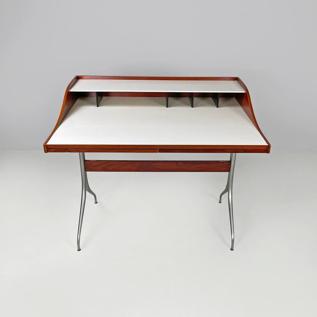 Escritorio americano de laminado de madera moderno de mediados de siglo George Nelson Herman Miller Años 60 en venta 2