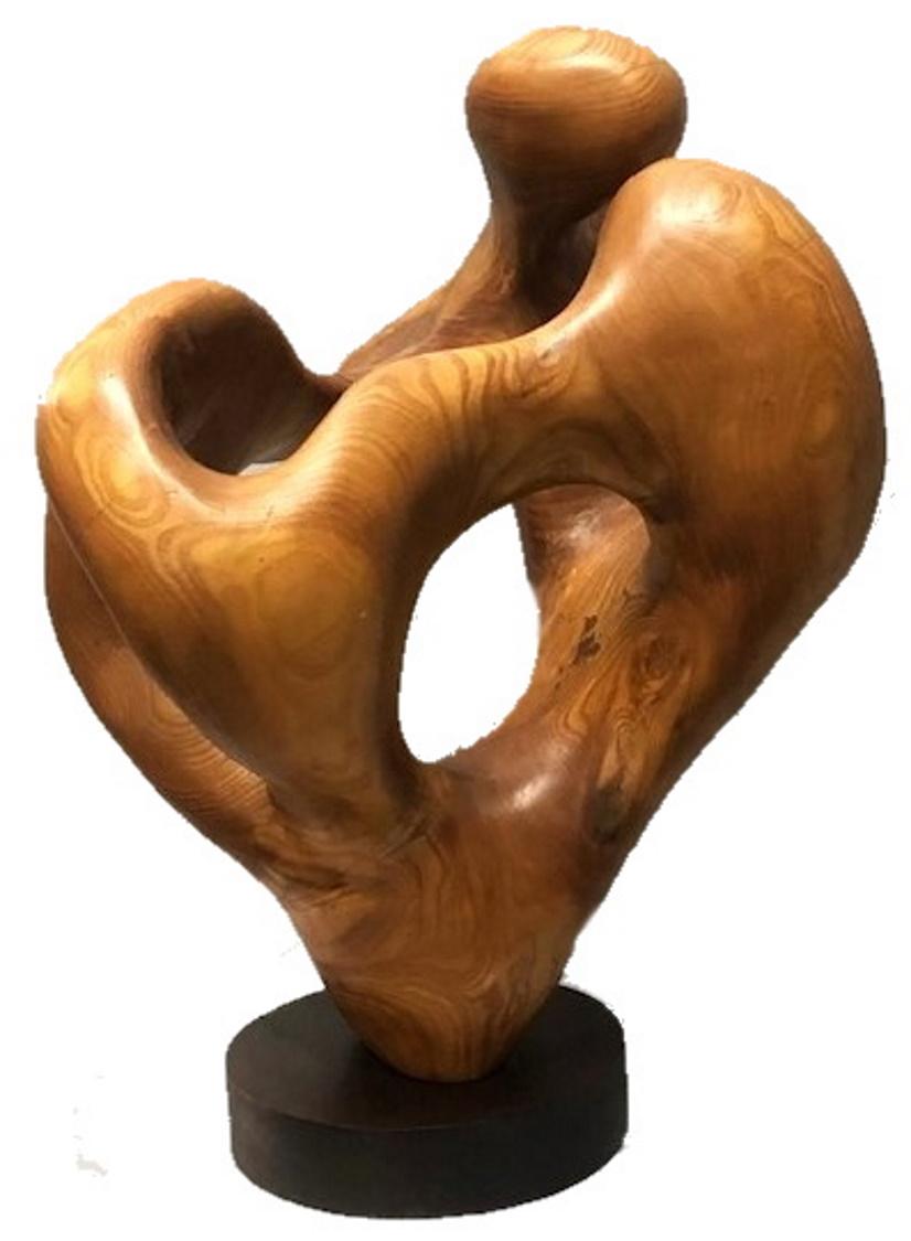 Amerikanischer Modernismus der Jahrhundertmitte
Abstrakte Skulptur
Handgeschnitzt  Holz 
Ca. 1960s

ABMESSUNGEN
Höhe: 20 Zoll                           Breite: 16 Zoll                           Tiefe: 16 Zoll

ÜBER
Diese bezaubernde Skulptur aus