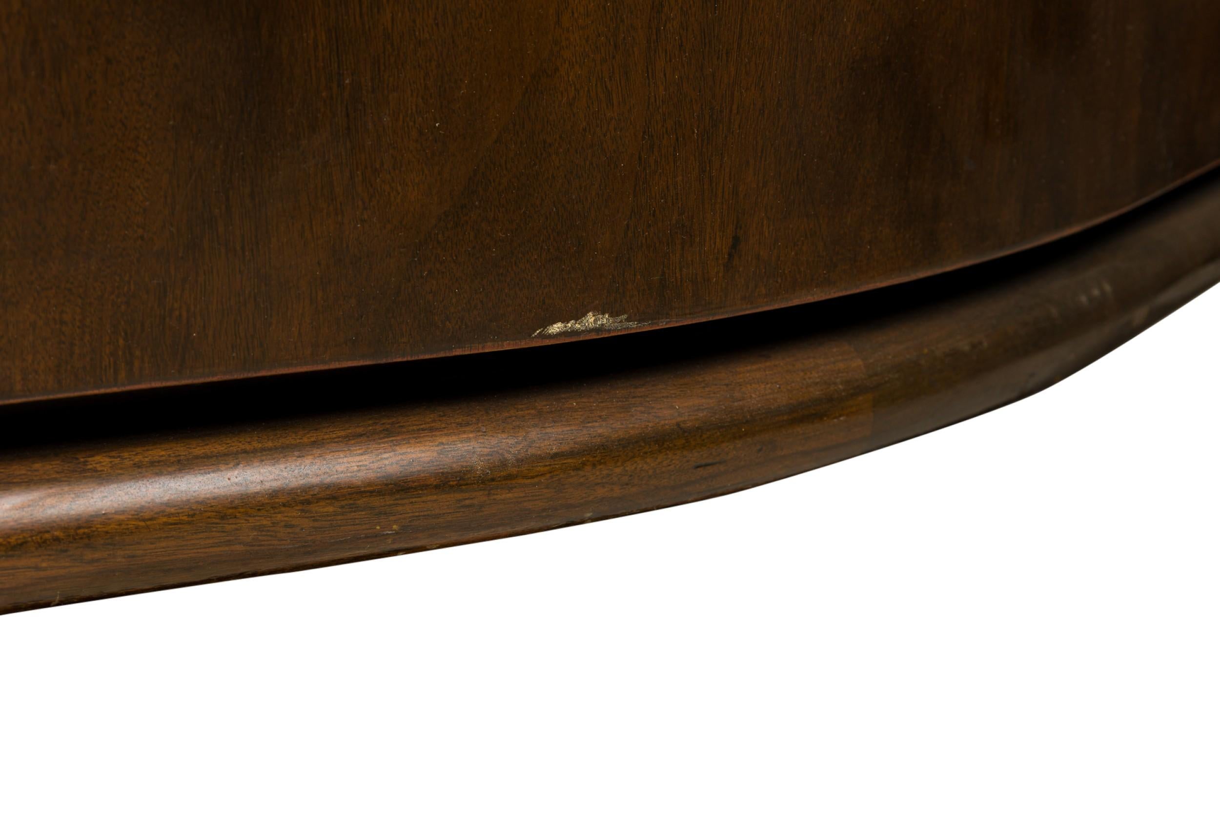 American Mid-Century Monteverdi Young Walnut Angular Executive Desk For Sale 9