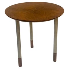 Vintage American Mid Century Rare 3 Legged Cocktail End Table 