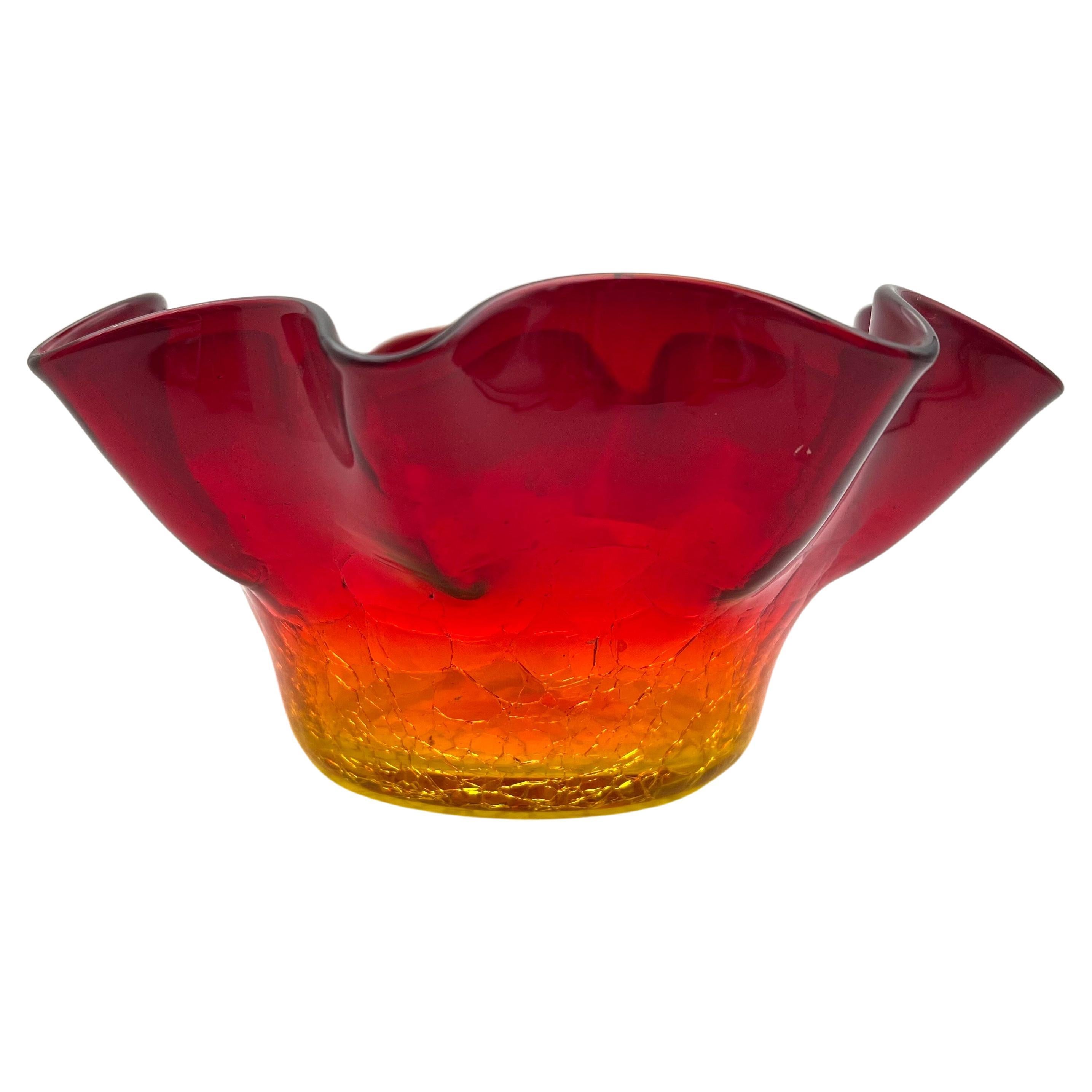 amberina glass vase