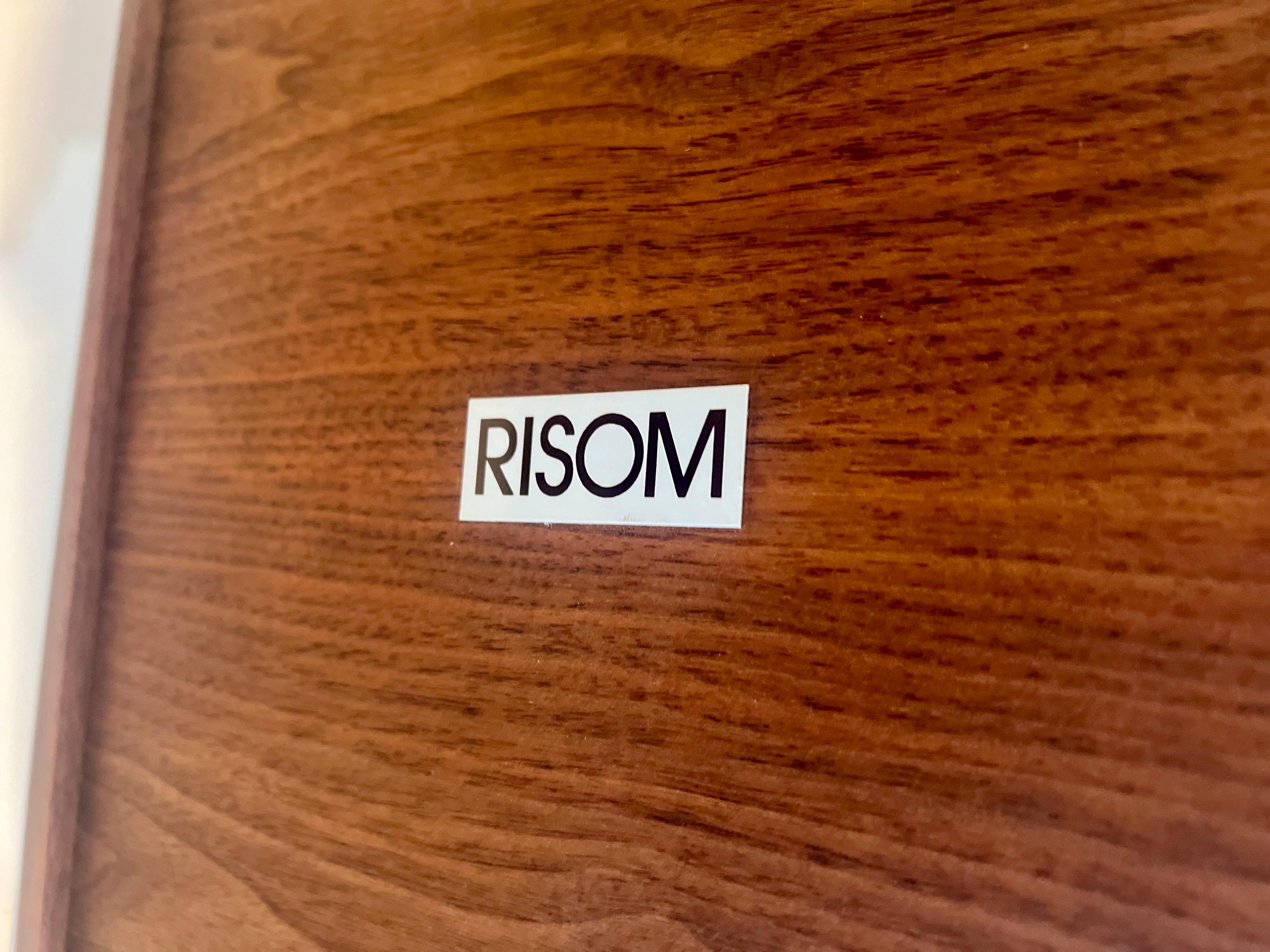 American Mid Century rare desk Paper tray by Jens Risom in Walnut 1