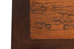 Mid-Century Walnut Credenza by Renzo Rutili with Copper Panels, 1955