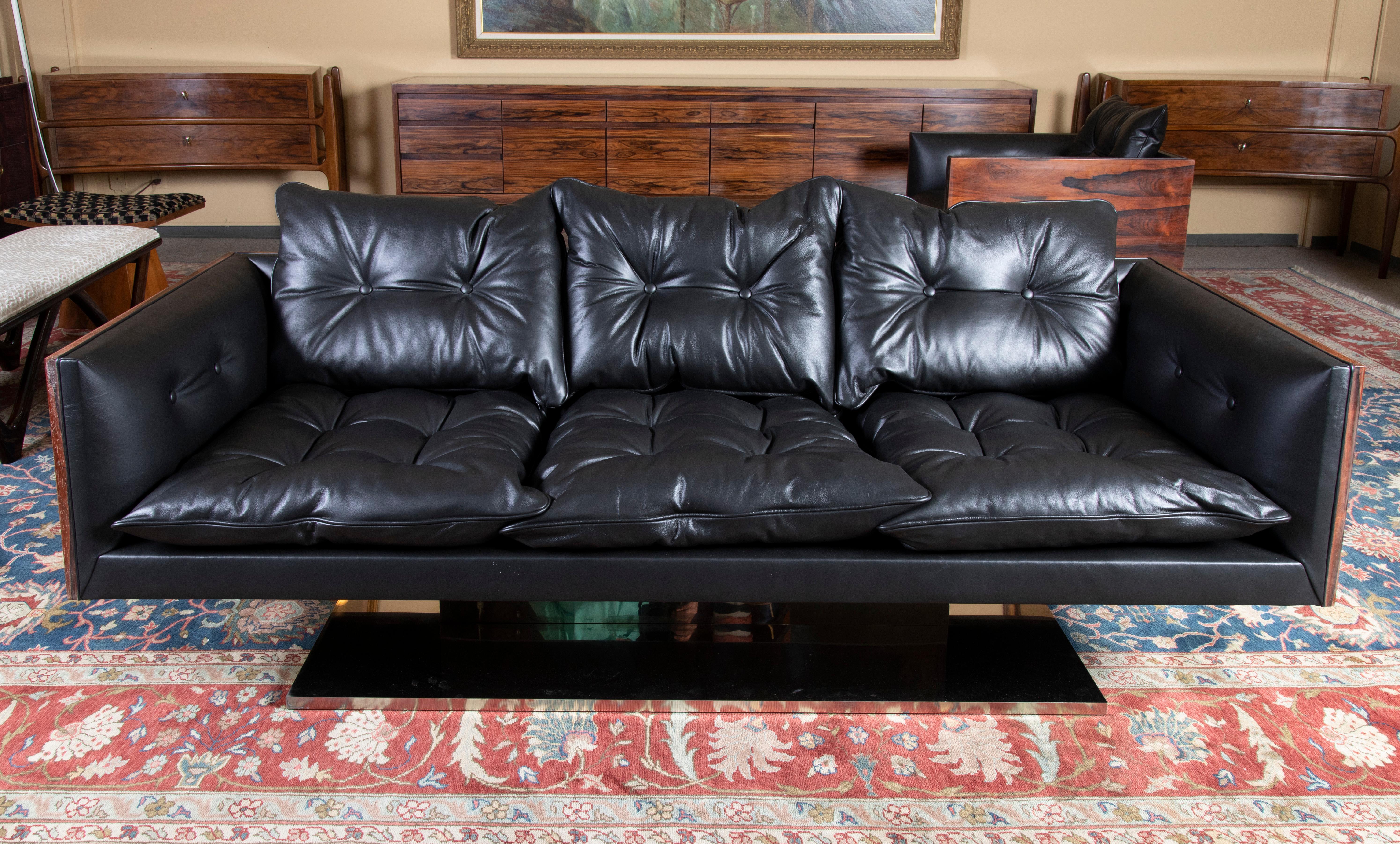 Late 20th Century American Mid-Century Sofa by W. Platner