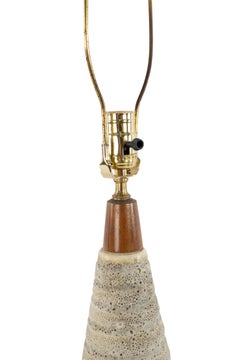 American Mid-Century Stoneware Table Lamp