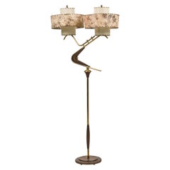 American Mid-Century Teak and Brass
Boomerang
Floor Lamp