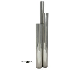 American Mid Century Triad Skyscraper Floor Lamp by Koch & Lowy, USA 1970s