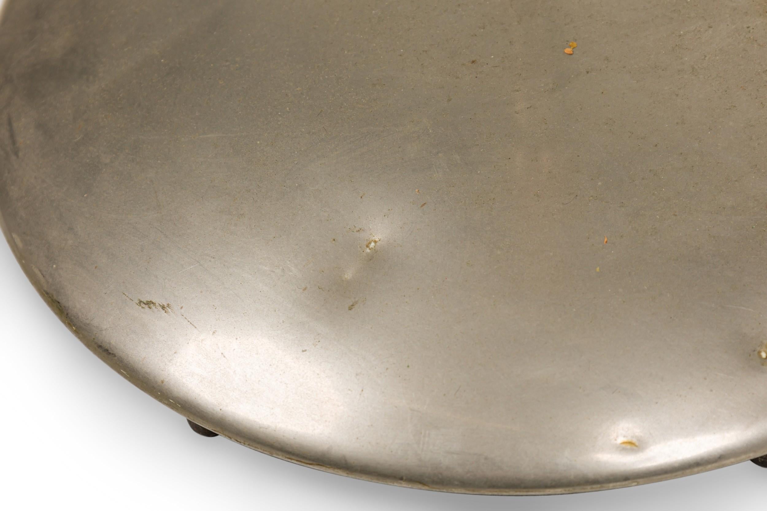 Lampadaire américain du milieu du siècle à deux lumières et collet incurvé en vente 3