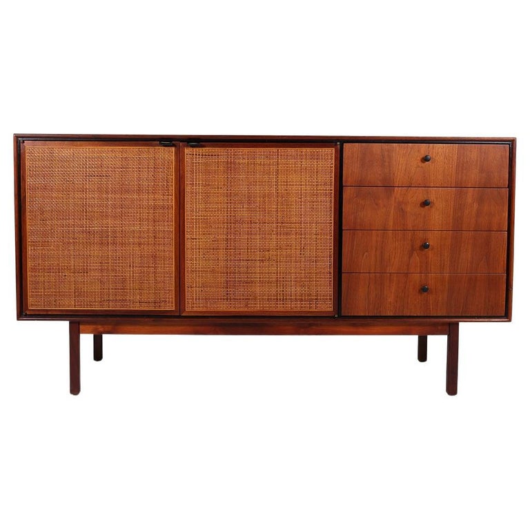 American Midcentury Walnut Sideboard For Sale at 1stDibs