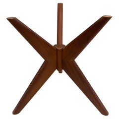 American Mid Century Walnut & Travertine Jacks Cocktail Table Adrian Pearsall