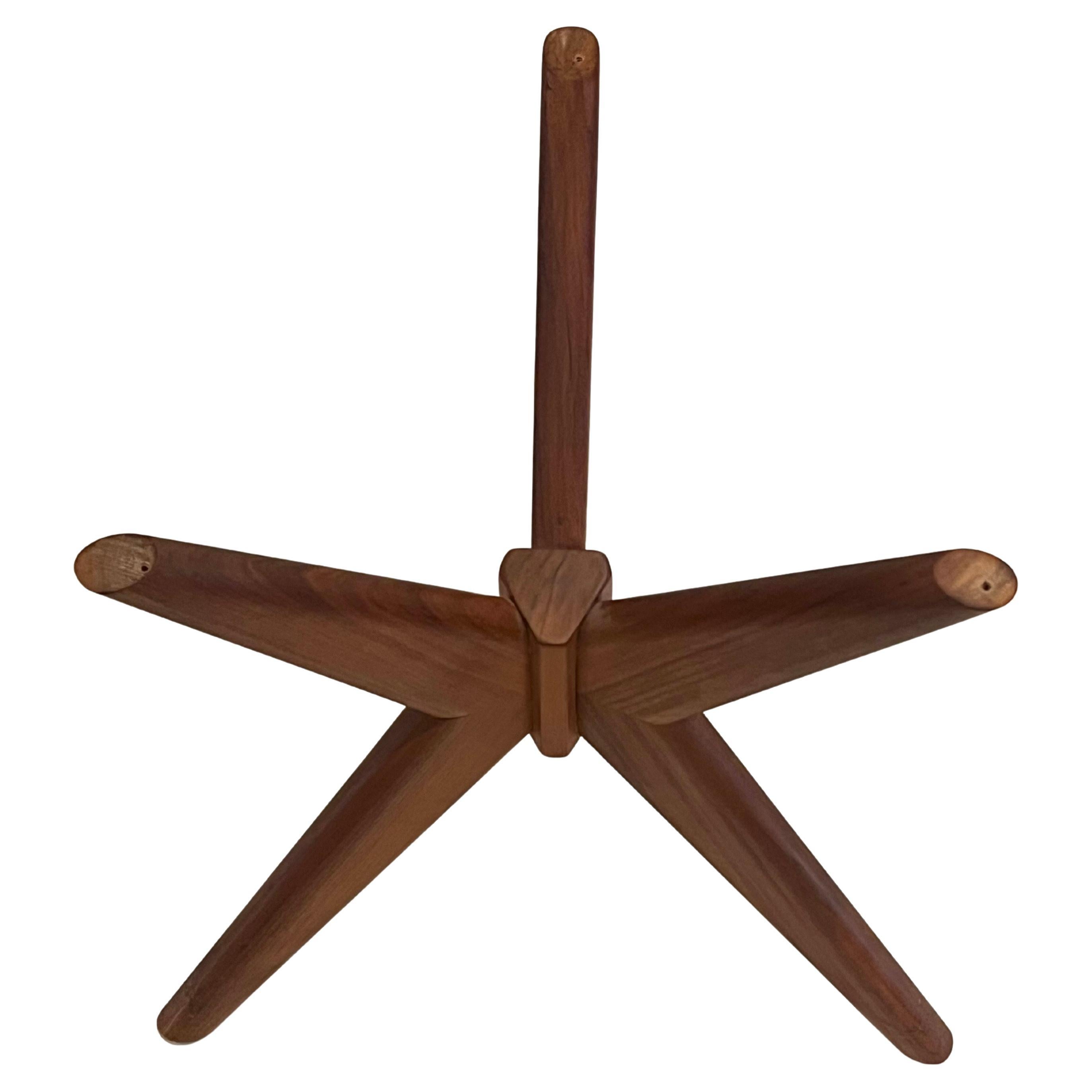 Mid-Century Modern American Mid Century Walnut & Travertine Jacks Cocktail Table Adrian Pearsall
