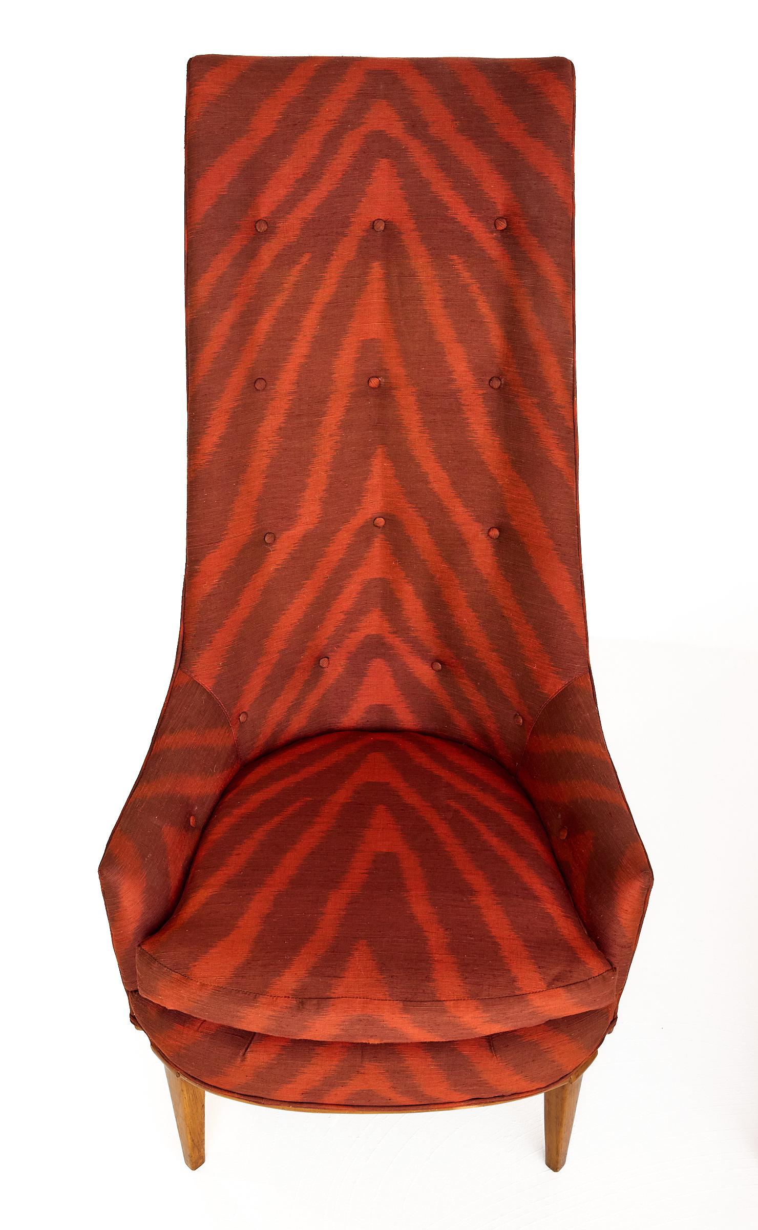Sedie a spalliera americane del Midcentury, anni '60 circa, Tomlinson Furniture in vendita 5