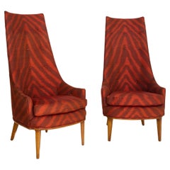 Amerikanische Sessel mit hoher Rückenlehne aus der Mitte des Jahrhunderts, ca. 1960er Jahre, Tomlinson Furniture