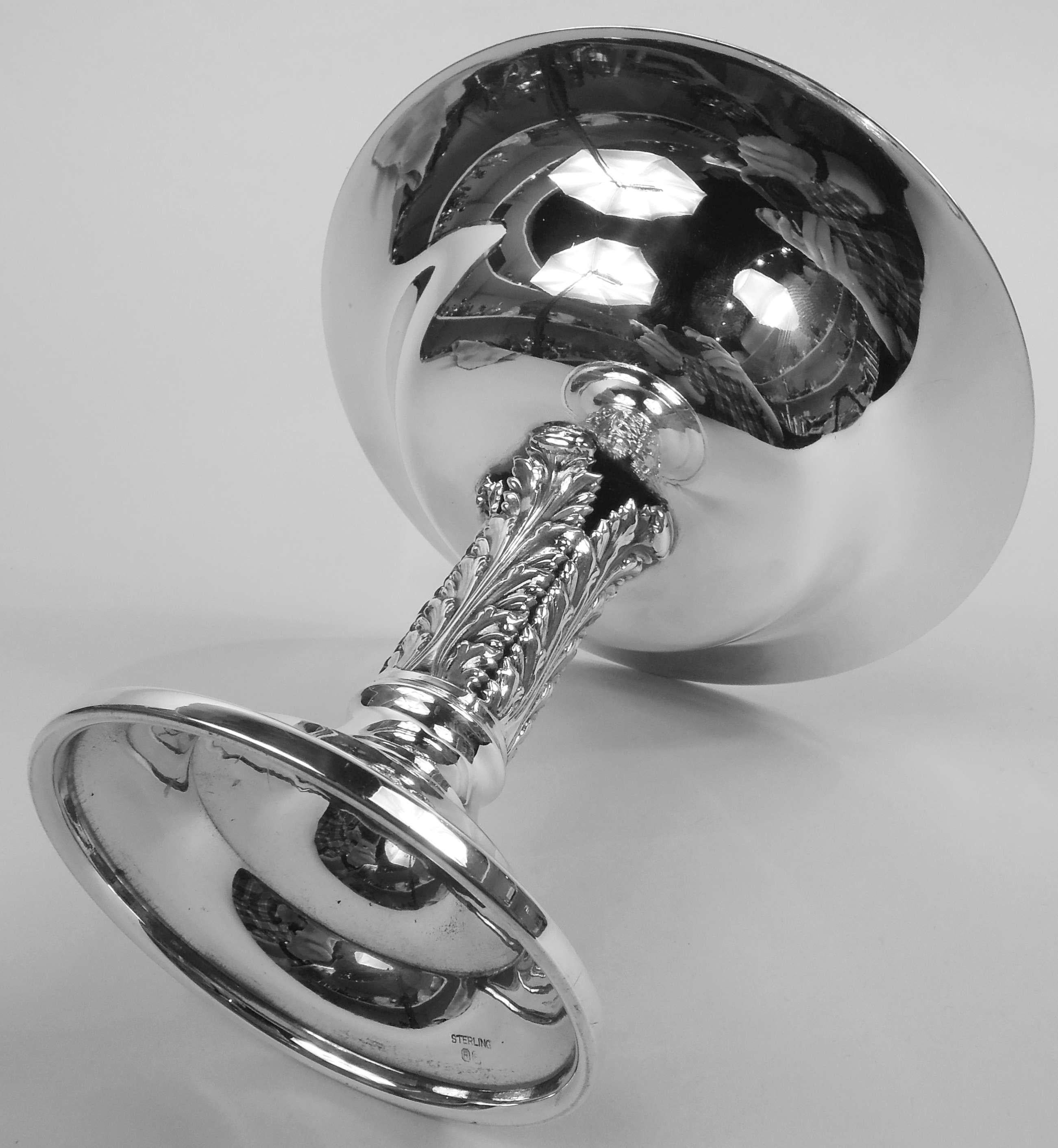 Amerikanische Midcentury Modern Danish-Style Sterling Silver Compote im Zustand „Gut“ im Angebot in New York, NY