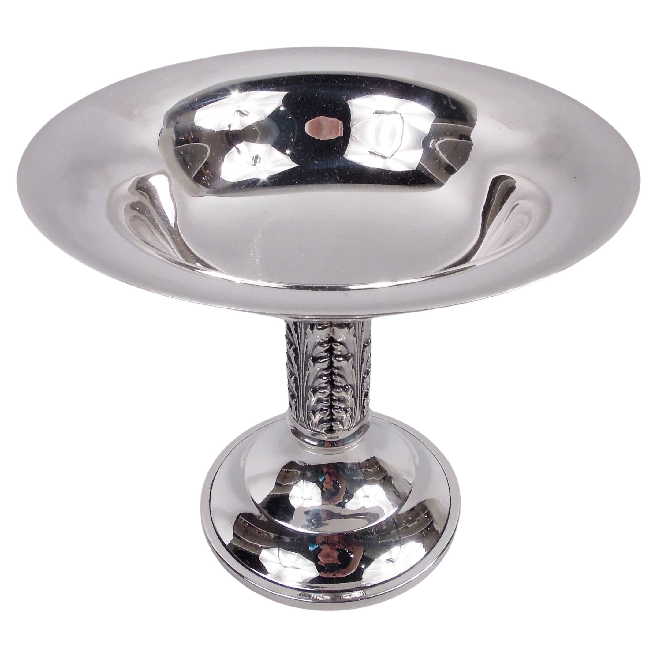 American Midcentury Modern Danish-Style Sterling Silver Compote For Sale
