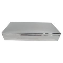 American Mid-Century Modern Sterling Silver Box