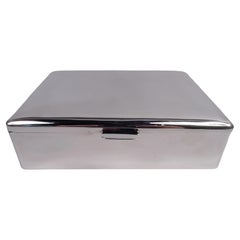 Vintage American Midcentury Modern Sterling Silver Box